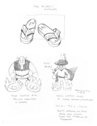 Illustration for article titled Here's Some Concept Art From A Shrek PS2 Game